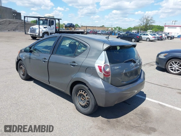 2013 Toyota Prius One with VIN JTDKDTB39D1546463, listed as a IAAI auction lot 42204559 with 142,006 mi miles. Bid and sale history available at carsss.com. Image 3.