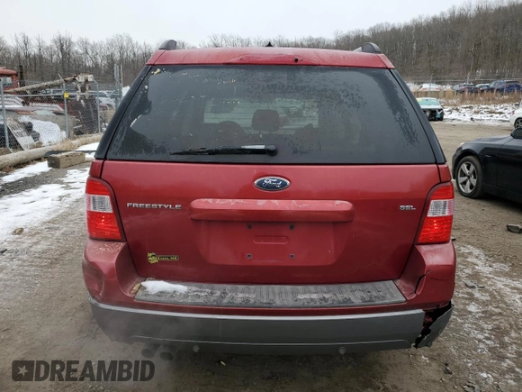 2007 Ford Freestyle SEL with VIN 1FMZK02177GA13669, listed as a Copart auction lot 88274305 with 119,863 mi miles and Salvage Title. Bid and sale history available at carsss.com. Image 6.