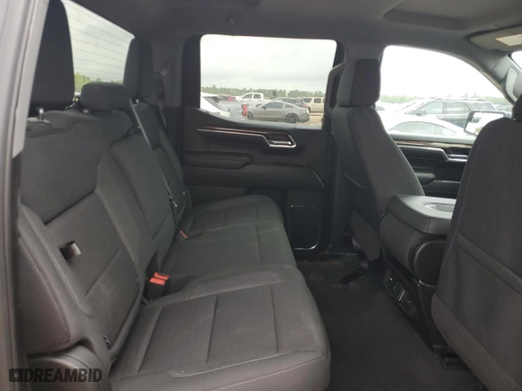 2024 GMC Sierra 1500 Elevation with VIN 1GTPHCE86RZ337398, listed as a Copart auction lot 48215715 with 12,980 mi miles and Salvage Title. Bid and sale history available at carsss.com. Image 10.