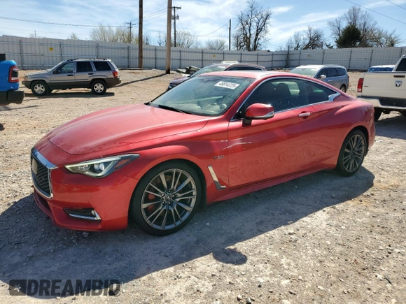 2017 Infiniti Q60 Red Sport 400 с VIN JN1FV7EK7HM610502, выставлен на аукционе Copart как лот 48814725 с пробегом 94 925 миль миль и Чистый • Clean title. История ставок и продаж доступна на DreamBid. Изображение 1.
