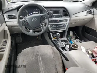 2015 Hyundai Sonata SE with VIN 5NPE24AF7FH003628, listed as a Copart auction lot 45699755 with 196,522 mi miles and Salvage Title. Bid and sale history available at DreamBid. Image 8.