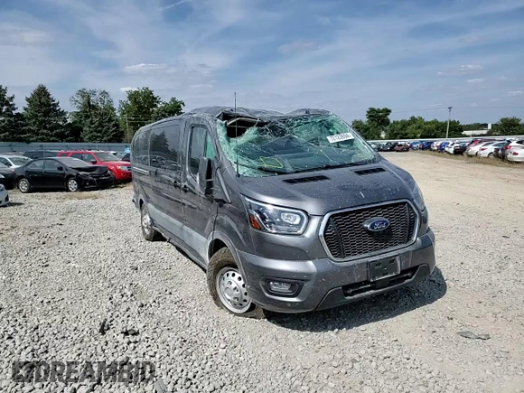 2023 Ford Transit Passenger XL with VIN 1FBAX9YG7PKA99683, listed as a Copart auction lot 72123694 with 21,370 mi miles and Salvage Title. Bid and sale history available at DreamBid. Image 12.