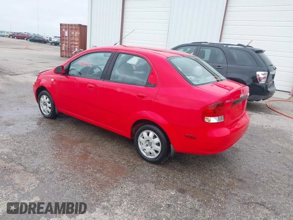 2005 Chevrolet Aveo LS with VIN KL1TD52675B496112, listed as a IAAI auction lot 42087412 with 63,176 mi miles and . Bid and sale history available at DreamBid. Image 3.