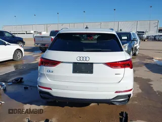 2020 Audi Q3 S line Premium Plus with VIN WA1EECF38L1089030, listed as a IAAI auction lot 41701530 with 28,283 mi miles and . Bid and sale history available at DreamBid. Image 17.