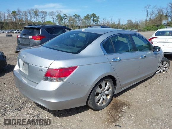 2009 Honda Accord EX-L with VIN 1HGCP36809A043415, listed as a IAAI auction lot 42143828 with 144,436 mi miles and . Bid and sale history available at DreamBid. Image 4.