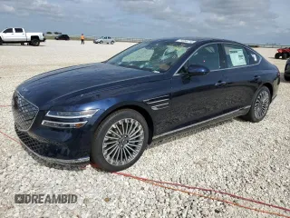 2023 Genesis G80 with VIN KMTGE4S13PU005971, listed as a Copart auction lot 74356713 with 23 mi miles and . Bid and sale history available at carsss.com. Image 1.