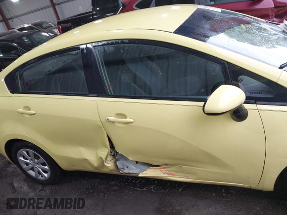 2016 Kia Rio LX with VIN KNADM4A32G6601159, listed as a IAAI auction lot 42044543 with 84,834 mi miles. Bid and sale history available at carsss.com. Image 13.