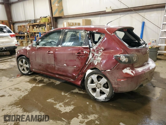 2006 Mazda 3 s with VIN JM1BK143361471656, listed as a Copart auction lot 85600244 with 205,054 mi miles and Salvage Title. Bid and sale history available at carsss.com. Image 2.
