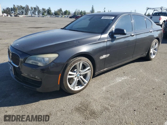 2011 BMW 7 Series 750i with VIN WBAKA8C58BCY37296, listed as a Copart auction lot 80540904 with 158,632 mi miles and Clean title. Bid and sale history available at DreamBid. Image 1.