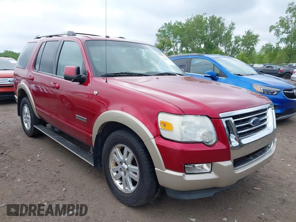 2007 Ford Explorer Eddie Bauer with VIN 1FMEU74887UB04138, listed as a IAAI auction lot 42268119 with 262,610 mi miles and . Bid and sale history available at DreamBid. Image 1.