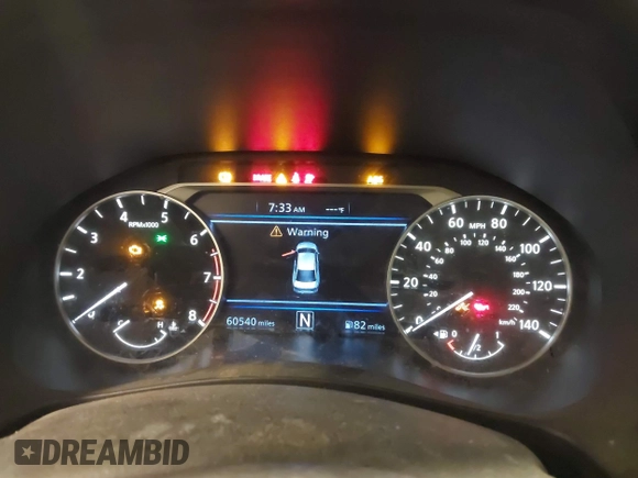 2019 Nissan Altima 2.5 S with VIN 1N4BL4BW6KC152381, listed as a IAAI auction lot 41340876 with 60,540 mi miles. Bid and sale history available at carsss.com. Image 7.