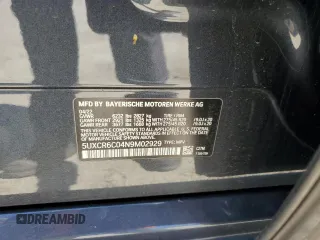 2022 BMW X5 xDrive40i z VIN 5UXCR6C04N9M02929, wystawiony jako Copart lot #56484785 z przebiegiem 53 563 mil mil oraz Szkoda całkowita • Salvage title. Historia ofert i sprzedaży dostępna na DreamBid. Obrazek 14.