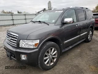 2008 Infiniti QX56 with VIN 5N3AA08C38N903034, listed as a Copart auction lot 78201134 with 183,007 mi miles and Salvage Title. Bid and sale history available at carsss.com. Image 1.