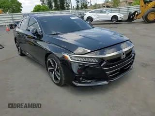 2021 Honda Accord Sport with VIN 1HGCV2F30MA014378, listed as a Copart auction lot 56096095 with 65,850 mi miles and Non repairable. Bid and sale history available at DreamBid. Image 13.