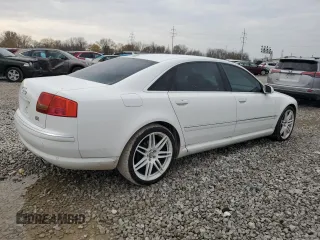 2007 Audi A8 L 4.2L with VIN WAUMV44E37N001895, listed as a Copart auction lot 80737364 with 0 mi miles and Salvage Title. Bid and sale history available at carsss.com. Image 3.