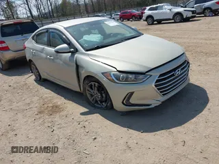 2017 Hyundai Elantra Limited with VIN 5NPD84LF1HH075595, listed as a IAAI auction lot 41899349 with 125,051 mi miles. Bid and sale history available at carsss.com. Image 1.