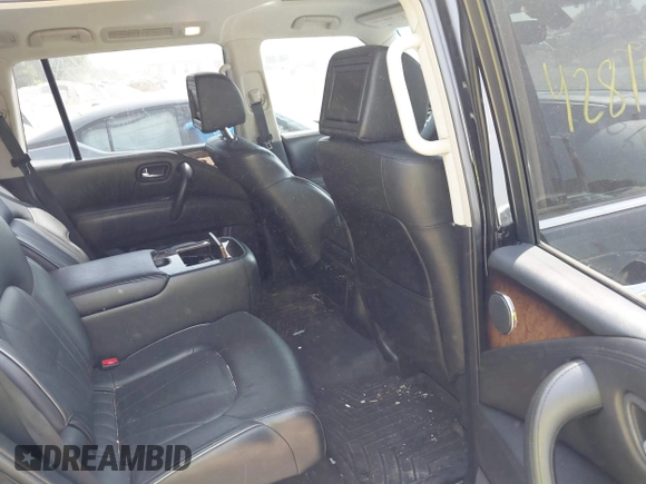 2014 Infiniti QX80 with VIN JN8AZ2NEXE9064144, listed as a IAAI auction lot 42810995 with 210,231 mi miles and . Bid and sale history available at DreamBid. Image 8.