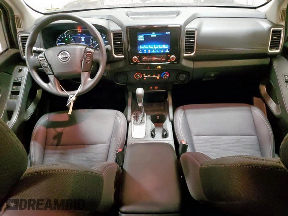 2022 Nissan Frontier SV with VIN 1N6ED1EJ4NN687184, listed as a Copart auction lot 56701345 with 29,003 mi miles and Salvage title. Bid and sale history available at DreamBid. Image 8.