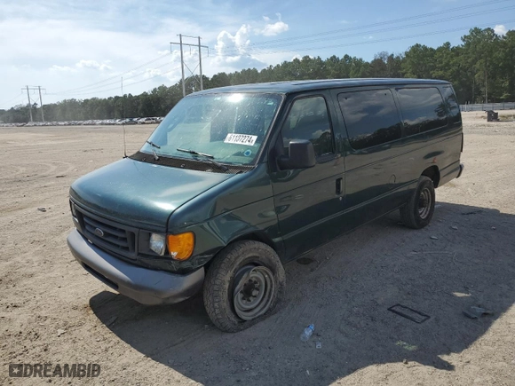2007 Ford Econoline Wagon XL with VIN 1FBSS31L37DA83024, listed as a Copart auction lot 66709554 with 311,504 mi miles and Salvage Title. Bid and sale history available at carsss.com. Image 1.