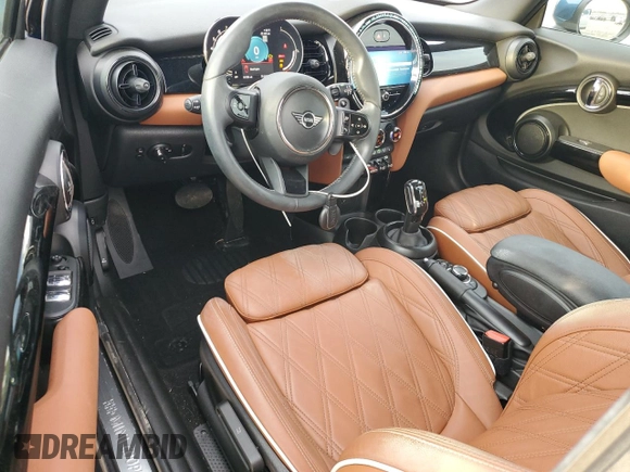 2022 MINI Convertible Cooper S z VIN WMW43DL00N3P16346, wystawiony jako Copart lot #48542555 z przebiegiem 19 138 mil mil oraz Tytuł czysty. Historia ofert i sprzedaży dostępna na DreamBid. Obrazek 8.