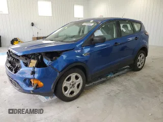 2018 Ford Escape S with VIN 1FMCU0F76JUA07983, listed as a Copart auction lot 53095965 with 168,920 mi miles and Salvage Title. Bid and sale history available at carsss.com. Image 1.