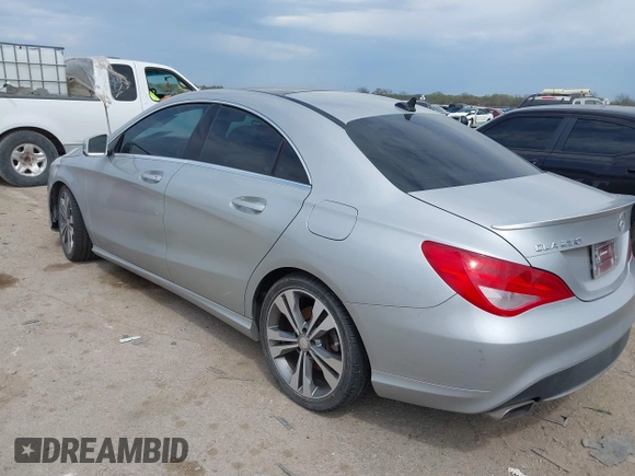 2015 Mercedes-Benz CLA 250 with VIN WDDSJ4EB2FN243141, listed as a IAAI auction lot 41891606 with 59,713 mi miles and . Bid and sale history available at DreamBid. Image 3.
