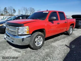2013 Chevrolet Silverado 1500 LT with VIN 3GCPKSE70DG308216, listed as a Copart auction lot 46335645 with 161,968 mi miles and Salvage Title. Bid and sale history available at carsss.com. Image 1.