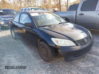 2005 Honda Civic Cpe VP with VIN 1HGEM221X5L073427, listed as a IAAI auction lot 41799826 with 208,057 mi miles. Bid and sale history available at carsss.com. Image 1.