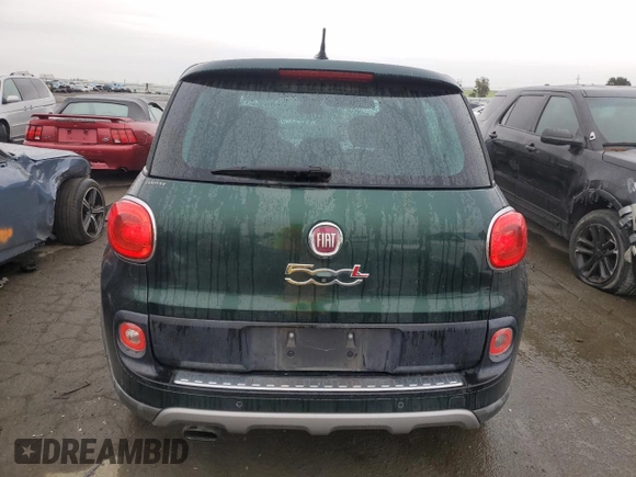 2014 FIAT 500L Trekking with VIN ZFBCFADH0EZ009238, listed as a Copart auction lot 42465845 with 104,858 mi miles and Salvage Title. Bid and sale history available at DreamBid. Image 6.