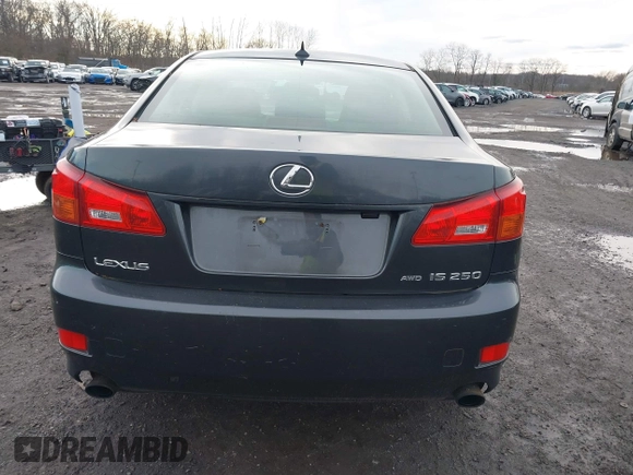 2007 Lexus IS 250 with VIN JTHCK262772009223, listed as a IAAI auction lot 41142962 with 207,967 mi miles. Bid and sale history available at carsss.com. Image 16.