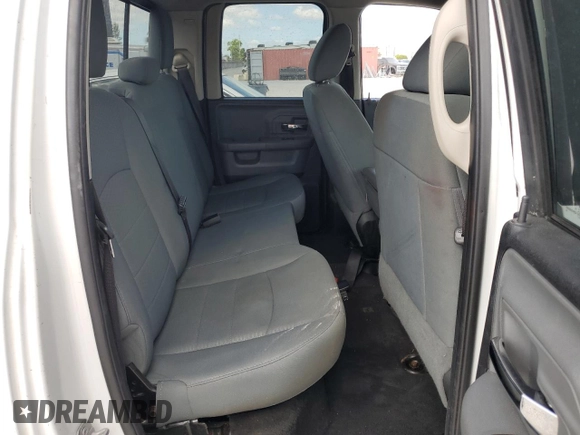 2018 Ram 1500 SLT with VIN 1C6RR6GG2JS104828, listed as a Copart auction lot 49711825 with 140,083 mi miles and Salvage title. Bid and sale history available at DreamBid. Image 10.