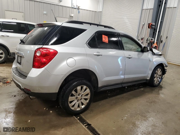 2010 Chevrolet Equinox LT w/1LT with VIN 2CNFLEEY5A6270536, listed as a Copart auction lot 83088674 with 0 mi miles and Clean Title. Bid and sale history available at carsss.com. Image 3.