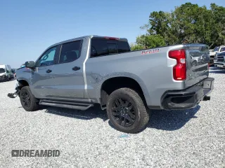 2025 Chevrolet Silverado 1500 with VIN 3GCUKFE80SG128699, listed as a Copart auction lot 52393645 with 5,759 mi miles and Salvage Title. Bid and sale history available at DreamBid. Image 2.