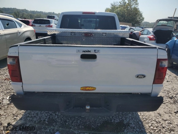 2004 Ford Ranger XL with VIN 1FTYR10D74PB58267, listed as a Copart auction lot 71824474 with 244,783 mi miles and Salvage Title. Bid and sale history available at carsss.com. Image 6.