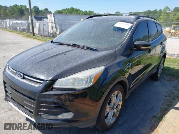 2013 Ford Escape SEL with VIN 1FMCU0HX8DUB38480, listed as a IAAI auction lot 42176271 with 154,309 mi miles. Bid and sale history available at carsss.com. Image 2.