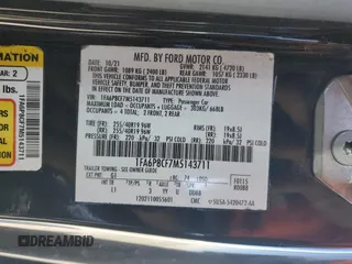 2021 Ford Mustang GT z VIN 1FA6P8CF7M5143711, wystawiony jako Copart lot #51862185 z przebiegiem 36 264 mil mil oraz Szkoda całkowita • Salvage title. Historia ofert i sprzedaży dostępna na DreamBid. Obrazek 12.