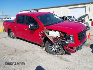 2020 Nissan Titan Platinum Reserve with VIN 1N6AA1EF6LN503766, listed as a IAAI auction lot 41669712 with 74,804 mi miles and . Bid and sale history available at DreamBid. Image 1.