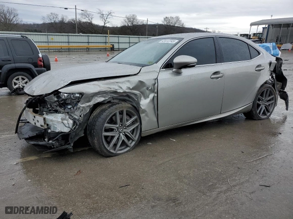 2015 Lexus IS 350 with VIN JTHBE1D21F5016732, listed as a Copart auction lot 43412245 with 88,806 mi miles and Salvage Title. Bid and sale history available at carsss.com. Image 1.