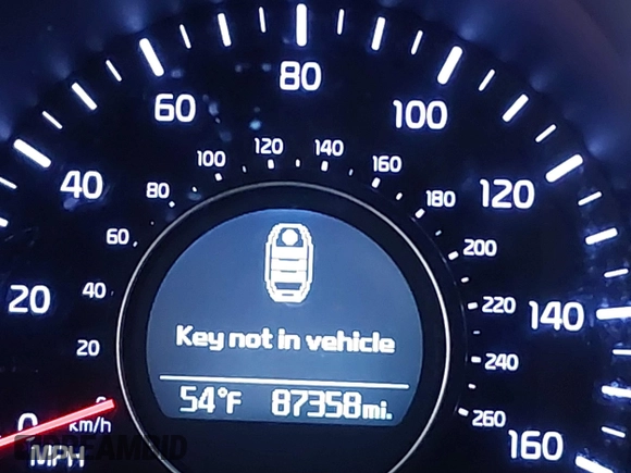 2015 Kia Optima EX with VIN 5XXGN4A78FG417912, listed as a IAAI auction lot 40565849 with 87,358 mi miles. Bid and sale history available at carsss.com. Image 16.