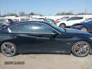 2014 Infiniti Q50 Hybrid Sport with VIN JN1AV7AP7EM691444, listed as a IAAI auction lot 41564726 with 128,834 mi miles and . Bid and sale history available at DreamBid. Image 14.