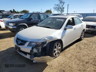 2004 Acura TSX w/Navigation with VIN JH4CL96974C029660, listed as a Copart auction lot 41816975 with 254,177 mi miles and Salvage Title. Bid and sale history available at carsss.com. Image 1.