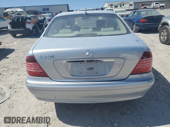 2004 Mercedes-Benz S 320/430/500 with VIN WDBNG75JX4A386291, listed as a Copart auction lot 53063845 with 31,376 mi miles and Salvage Title. Bid and sale history available at carsss.com. Image 6.