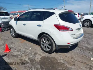 2013 Nissan Murano LE with VIN JN8AZ1MU5DW202434, listed as a IAAI auction lot 41920277 with 130,881 mi miles. Bid and sale history available at carsss.com. Image 3.