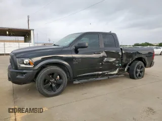 2019 Ram 1500 Warlock z VIN 1C6RR6GG9KS618659, wystawiony jako Copart lot #56914565 z przebiegiem 96 803 mil mil oraz Szkoda całkowita • Salvage title. Historia ofert i sprzedaży dostępna na DreamBid. Obrazek 1.