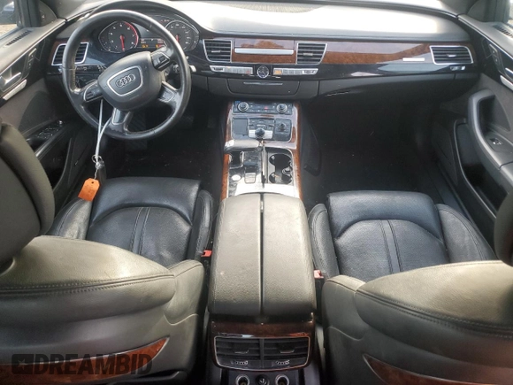 2013 Audi A8 L 4.0L with VIN WAUR2AFD9DN034039, listed as a Copart auction lot 77775634 with 191,803 mi miles and Salvage Title. Bid and sale history available at carsss.com. Image 8.