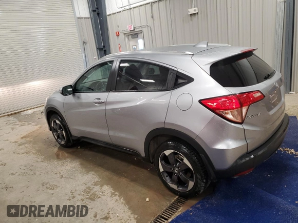 2018 Honda HR-V EX-L with VIN 3CZRU6H70JM707446, listed as a Copart auction lot 48248555 with 318,183 mi miles and Salvage Title. Bid and sale history available at DreamBid. Image 2.