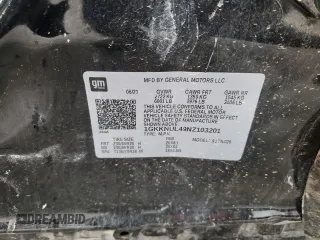 2022 GMC Acadia SLT with VIN 1GKKNUL49NZ103201, listed as a Copart auction lot 50155634 with Not provided miles and Salvage title. Bid and sale history available at DreamBid. Image 13.