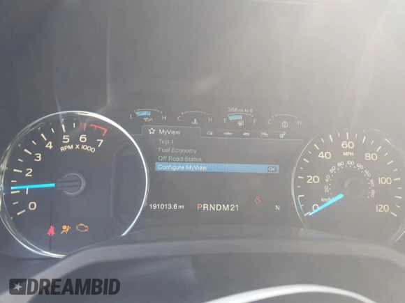 2015 Ford F-150 XLT with VIN 1FTEW1EP8FFB41422, listed as a Copart auction lot 50706865 with 191,013 mi miles and Salvage title. Bid and sale history available at DreamBid. Image 9.