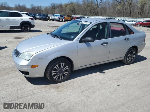 2007 Ford Focus S with VIN 1FAFP34NX7W282867, listed as a Copart auction lot 53549355 with 97,068 mi miles and Salvage Title. Bid and sale history available at carsss.com. Image 1.