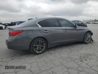 2015 Infiniti Q50 with VIN JN1BV7AR9FM420490, listed as a Copart auction lot 52794975 with 159,048 mi miles and Clean Title. Bid and sale history available at carsss.com. Image 3.